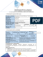 Guía de Actividades y Rúbrica de Evaluación - Fase 5 Presentación y Sustentación Del Plan de Dirección Del Proyecto