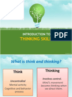 Thinking Skills: Introduction To