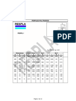 Propiedades de Perfiles de PRFV Respla