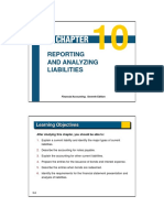 Reporting and Analyzing Liabilities: Learning Objectives