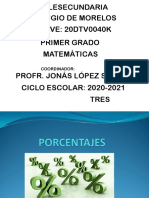 Porcentajes. 1°