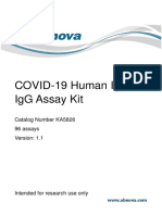 Covid-19 Human Igm Igg Assay Kit: Catalog Number Ka5826 96 Assays