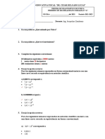 Prueba de Diagnostico 1 Fisica Resuelto