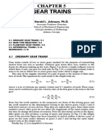 Gear Trains: Harold L Johnson, PH.D