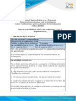 Funadamentos Fase 5 - Argumentación