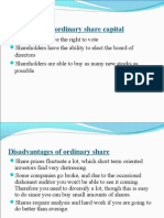 Advantages of Ordinary Share Capital