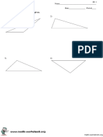 Assignment: Construct A Copy of Each Triangle Given