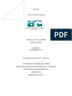 Costos Por Procesos Leonela Oliveros Jimenez y Ange Botero