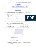 3eb Ch1 Geometrie Analytique Exercices