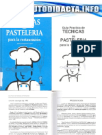 La Exitosa Guía Práctica de Técnicas de Pastelería