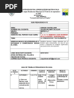 GUIA PEDAGOGICA # 2 LENGUA CASTELLANA MEFES 6 Y 7 (2) Actividad 2 Sergio Vasquez 4 Periodo