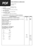 SESIÓN DE APRENDIZAJE - Comunicación 1ro