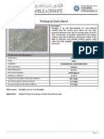 Technical Data - Bardiglio Marble