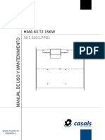 Manual Casals - Hma 63 t2 15kw - 5k1.Sl01.Pp01