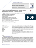 Exploring Potential Mortality Reductions in 9 European Countriesby Improving Diet and Lifestyle - A Modelling Approach