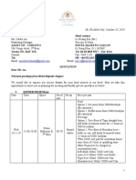 Assist ON - Quotation For Meeting & Accommodation 13.11.2019