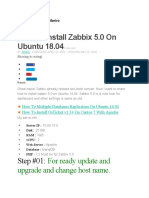 How To Install Zabbix 5.0 On Ubuntu 18.04: Step #01