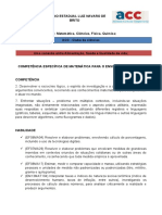 Atividade Multidisciplinar de Ciências Naturais