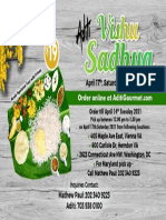 Vishu Sadhya of DC