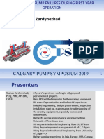 Centrifugal Pump Failures During First Year Operation