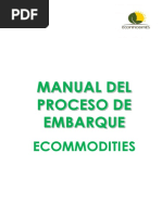 Manual de Proceso de Embarque