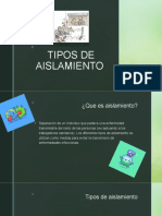 Tipos de Aislamiento