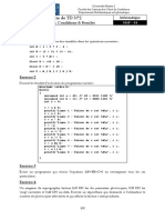 Série de TD N°2: Opérateurs, Conditions & Boucles
