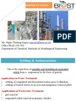 CHEE 220 Lecture Settling & Sedimentation 2021