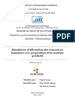 Simulateur Daffectation Des Ressources H