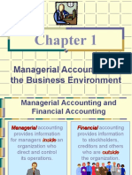 Managerial Accounting & The Business Environment