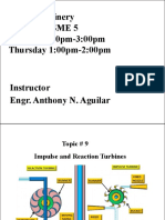 Topic # 9 Impulse and Reaction Turbines