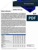 CIC's 1Q21 Earnings Decline 16% Y/y, Below Estimates: Concepcion Industrial Corporation