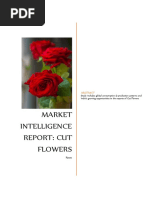 Market Intelligence Report: Cut Flowers: Roses