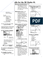 TI-84 Skills For The IB Maths SL: Zeros (