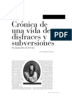 Cronica de Una Vida de Disfraces y Subversiones - Sor Juana Ines de La Cruz