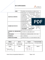 Informe Técnico Especialista Hidráulico Mensual No. 4 Marzo