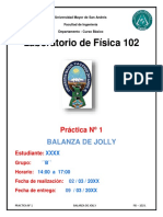 1 Balanza de Jolly