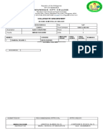 Mandaue City College: Collegiate Gradesheet