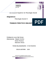 Psicologia Social II Trabajo Practico