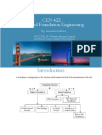 CEN-622 Advanced Foundation Engineering: By: Anumita Mishra