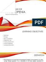 Nursing Care For Pansitopenia