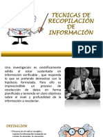 Tecnicas de Recopilación de Información