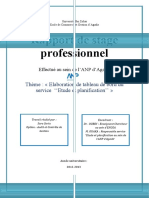 (RS) Elaboration Du Tableau de Bord - Cas ANP AGADIR