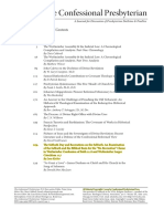 5 The Confessional Presbyterian: 2009 A Journal For Discussion of Presbyterian Doctrine & Practice