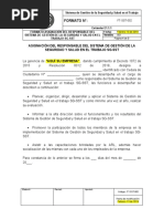 FT-SST-002 Formato Asignación Responsable Del SG-SST