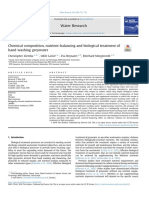 Chemical Composition, Nutrient-Balancing and Biological Treatment Ofhand Washing Greywater