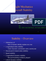 Flight Dynamics - Stability (General)