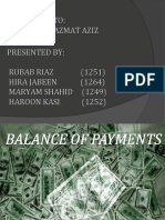 Balance of Payment