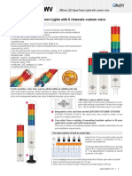 QTG60 (M) L-WV: Modular LED Signal Tower Lights With 8 Channels Custom Voice