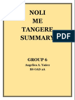 Noli Me Tangere Summary